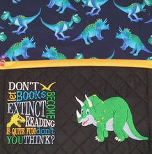 AH.19 Dinosaurs Extinct Books Pocket Cushion Cover