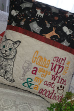 AH.24 Wine & Cats Cushion Cover