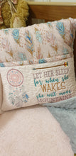 AH.25 Boho Let her sleep Book Cushion Cover