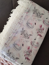 Rose Swan Swaddle Wrap