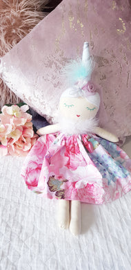 Sarah pink unicorn doll