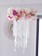 Floral chandelier light shade