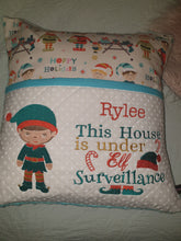 CW Book Cushion Cover Elf Surveillance Reading Pillow Cover