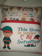 CW Book Cushion Cover Elf Surveillance Reading Pillow Cover