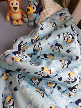 Cot set Blue dog