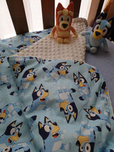 Cot set Blue dog