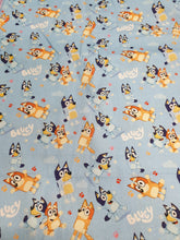 Cot set Blue dog