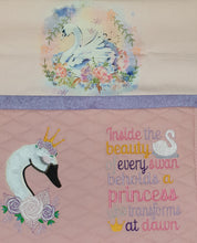 AH.22 A Swans Beauty Pocket Cushion Cover