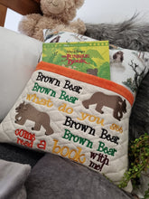 AH.37 Brown Bear Woodlands Pocket Cushion Cover