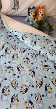 Cot set Blue dog