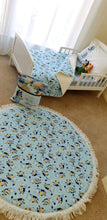 Cot set Blue dog