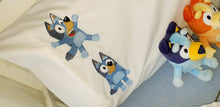 Cot set Blue dog