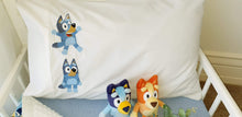 Cot set Blue dog