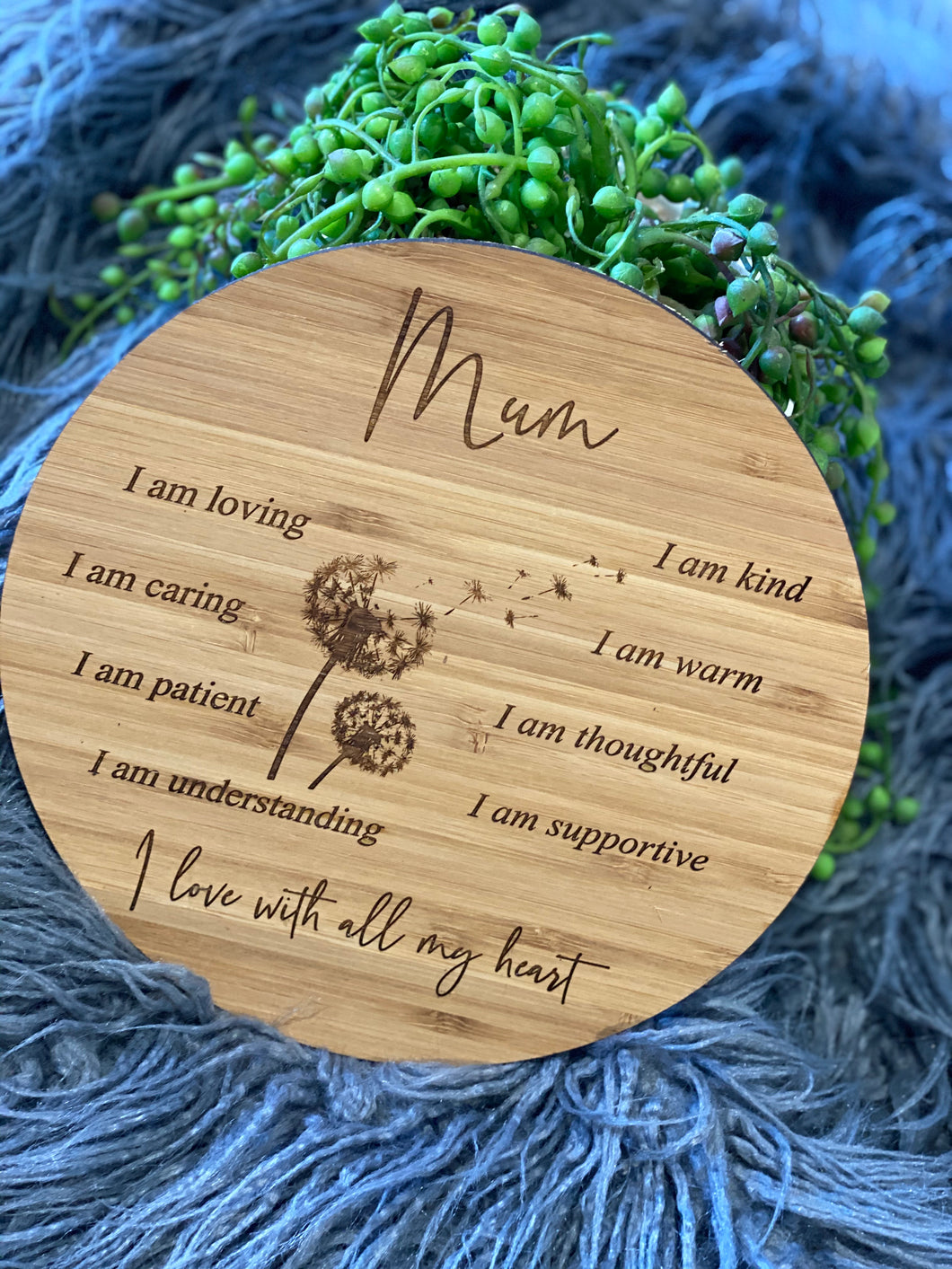 Mum plaque