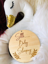 Shhh baby sleeping plaque