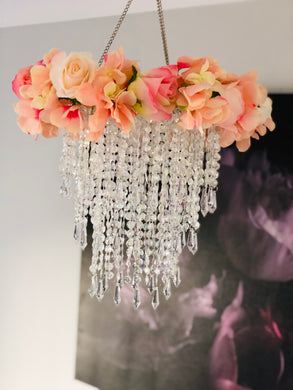 Mini floral chandelier