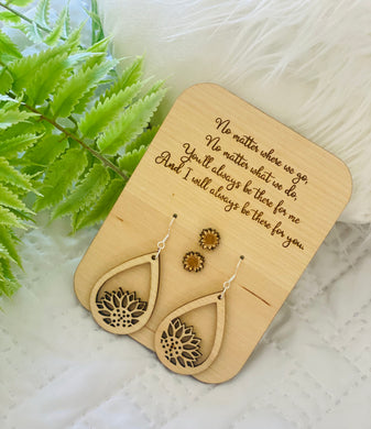 Best friend earring set