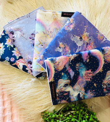 Magestic Unicorn Burp Cloths