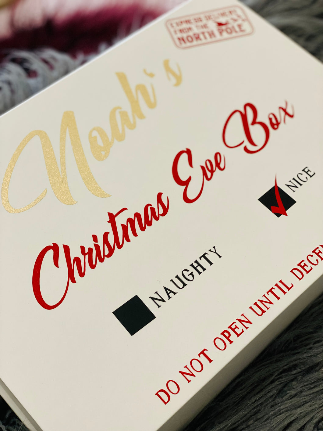 Personalised Christmas Eve box (box only)