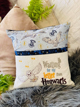 AH.15 Book Cushion Cover- Waiting for Hogwarts letter